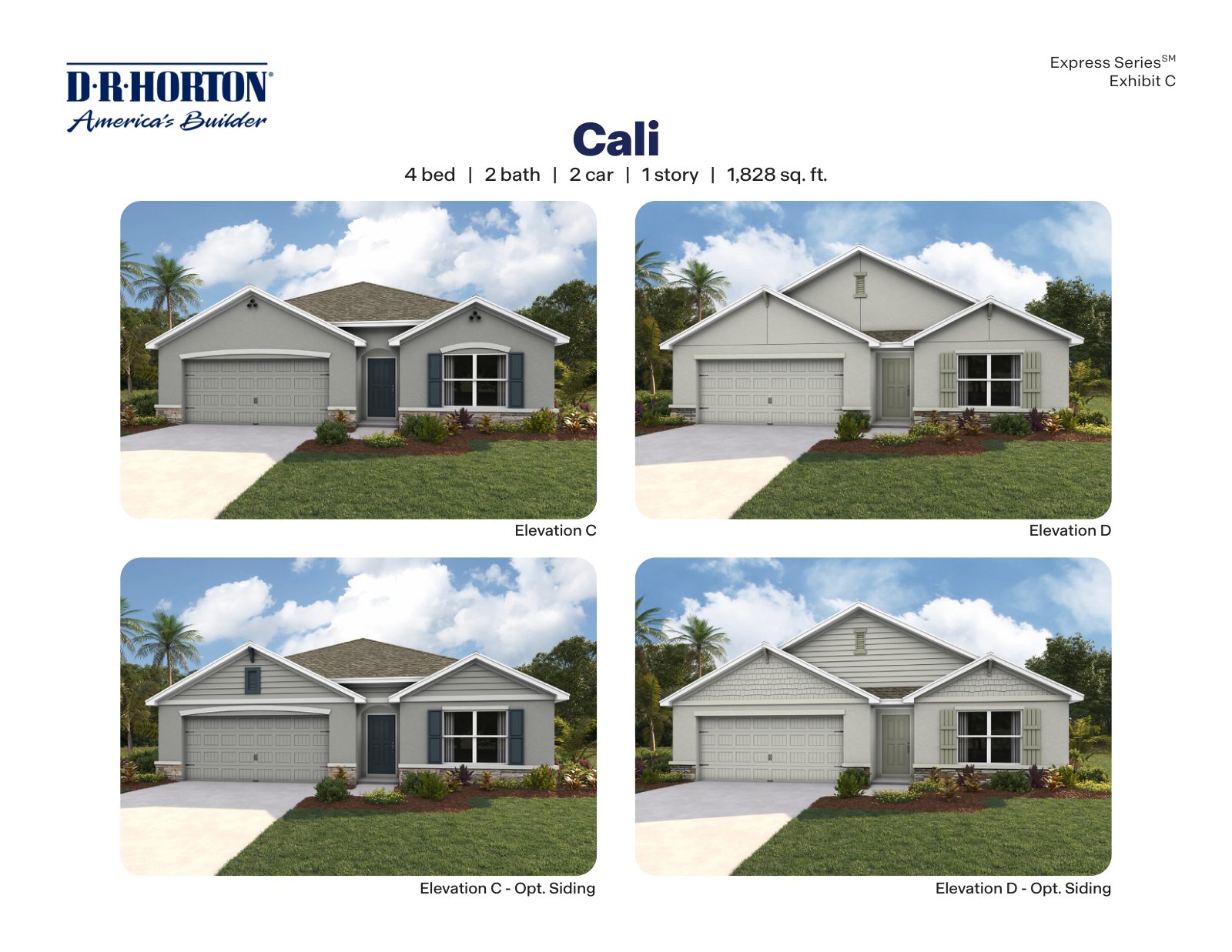 Cali brochure, page 1 of 2