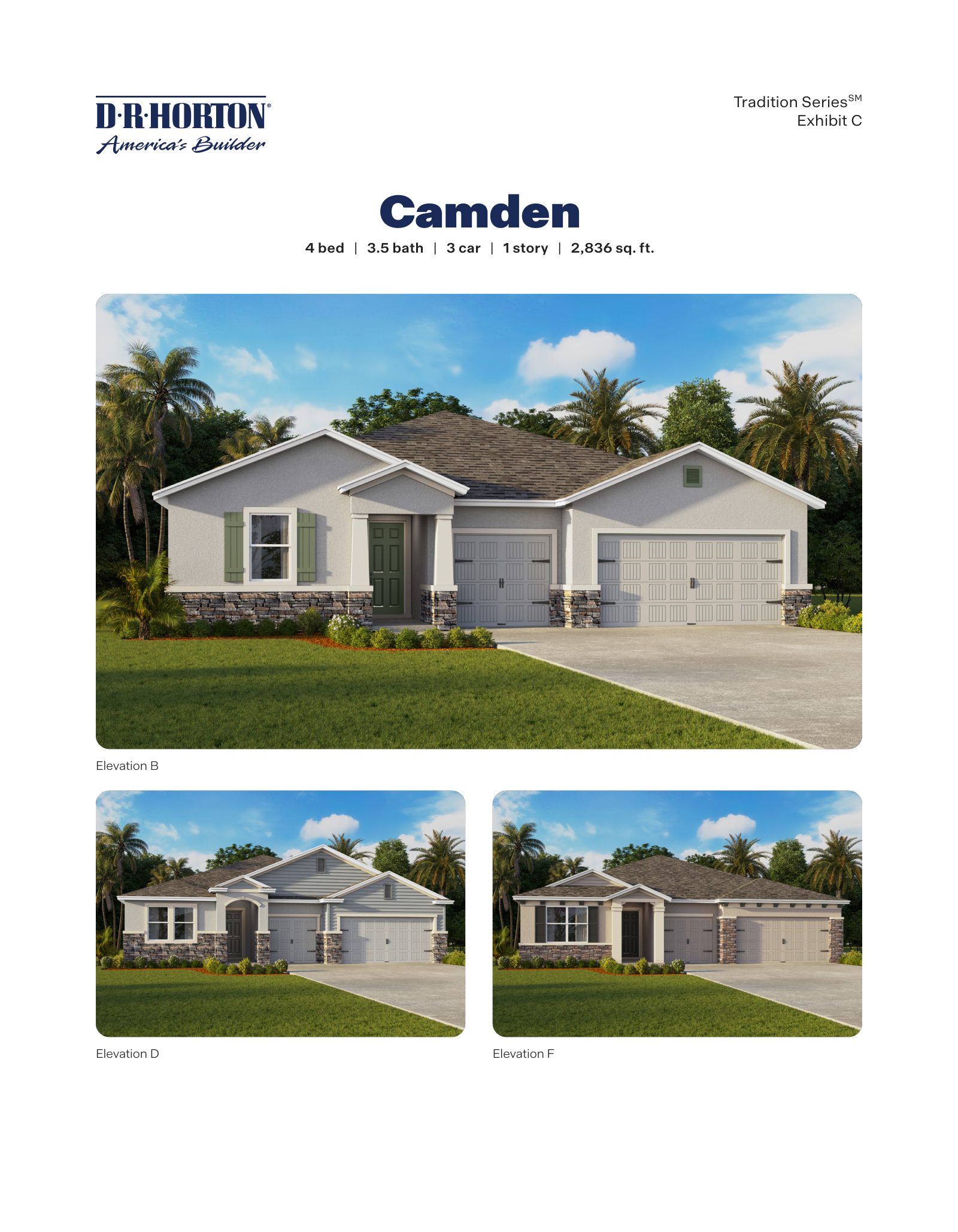 Camden brochure, page 1 of 2