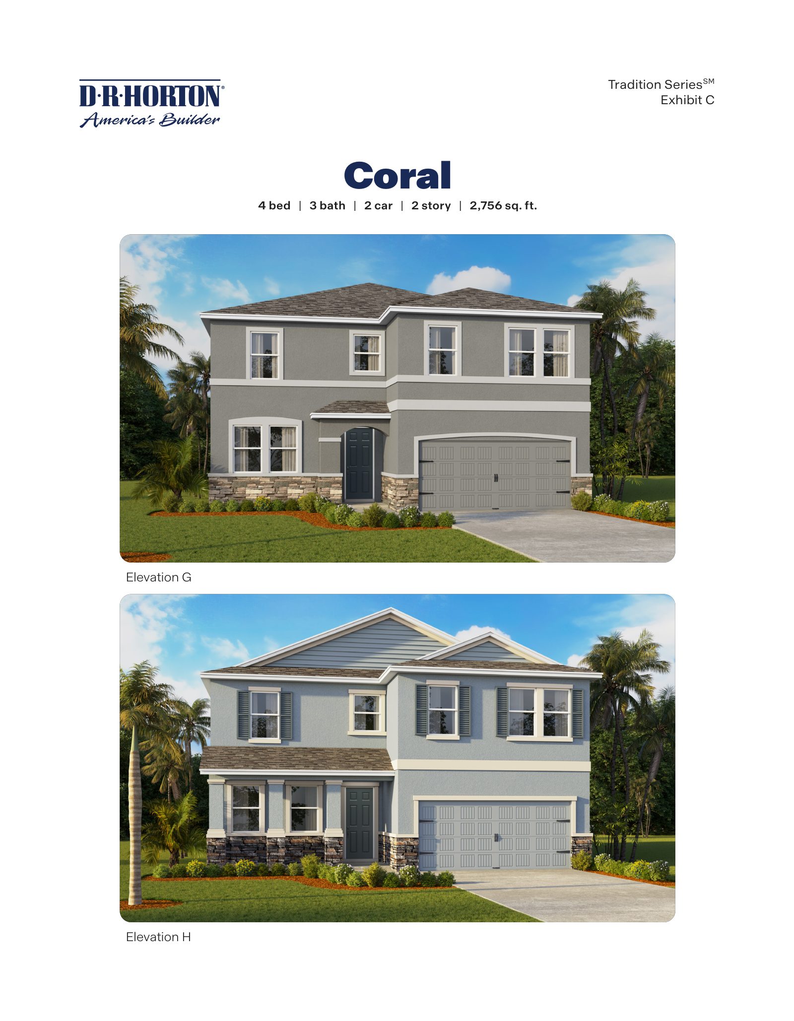 Coral brochure, page 1 of 2