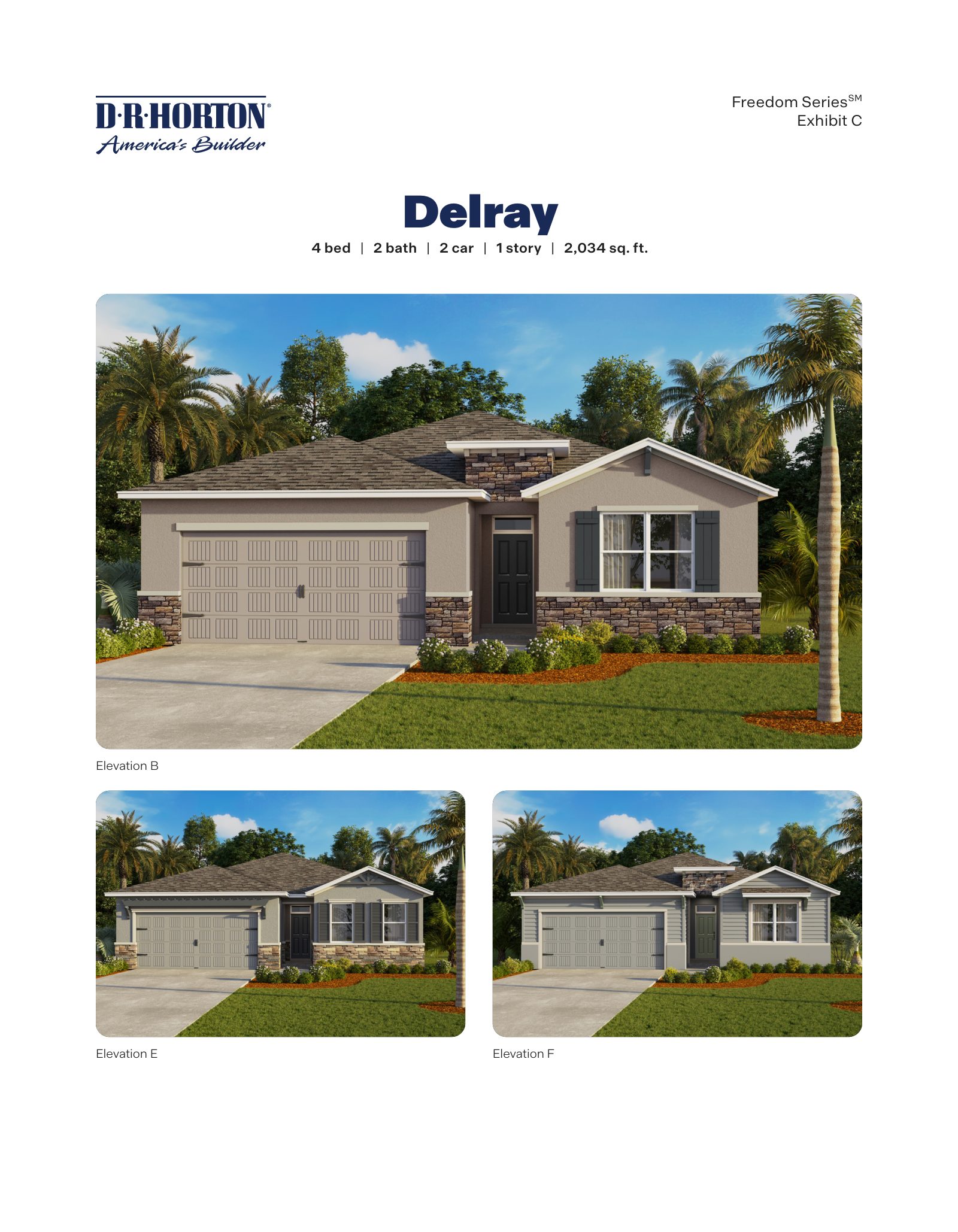 Delray brochure, page 1 of 2