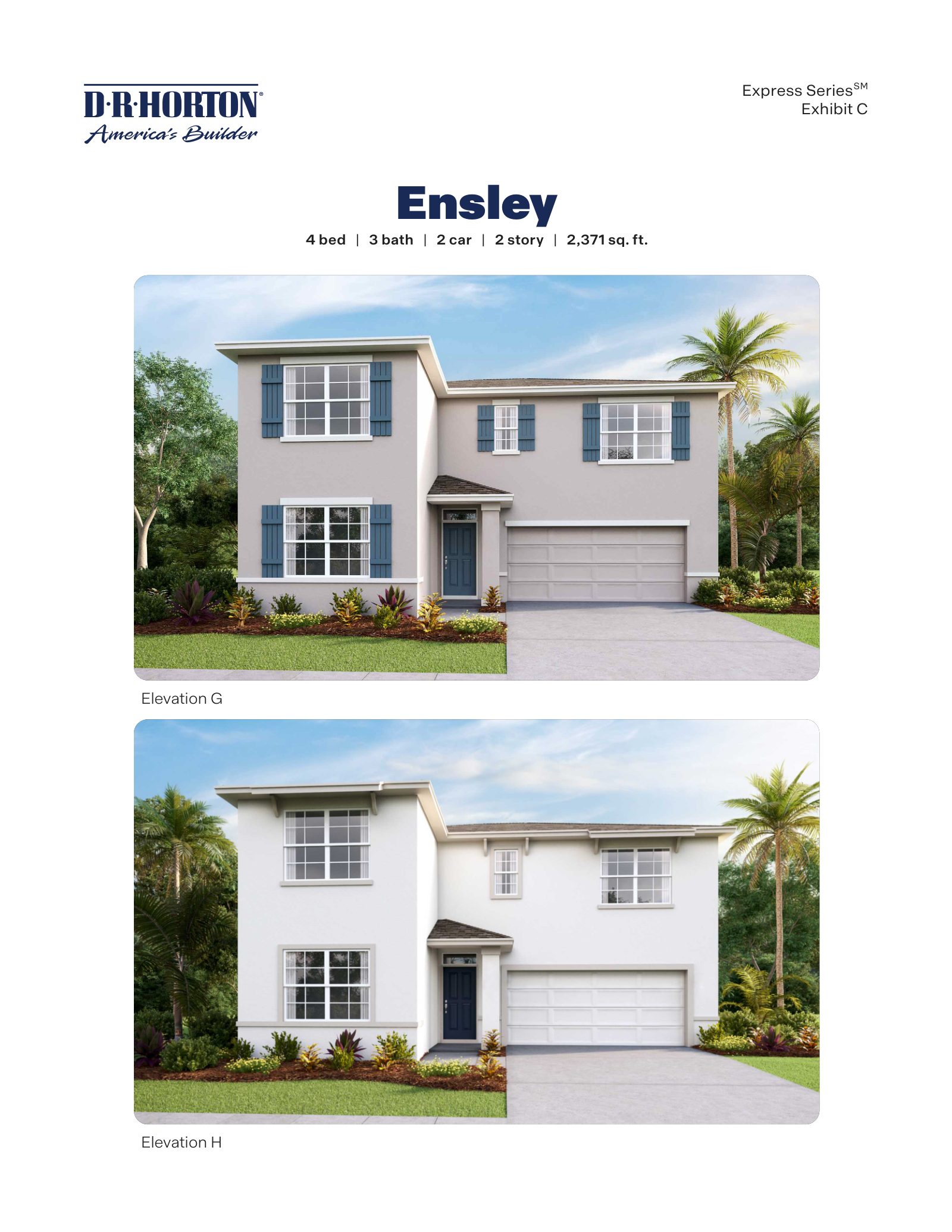Ensley brochure, page 1 of 2