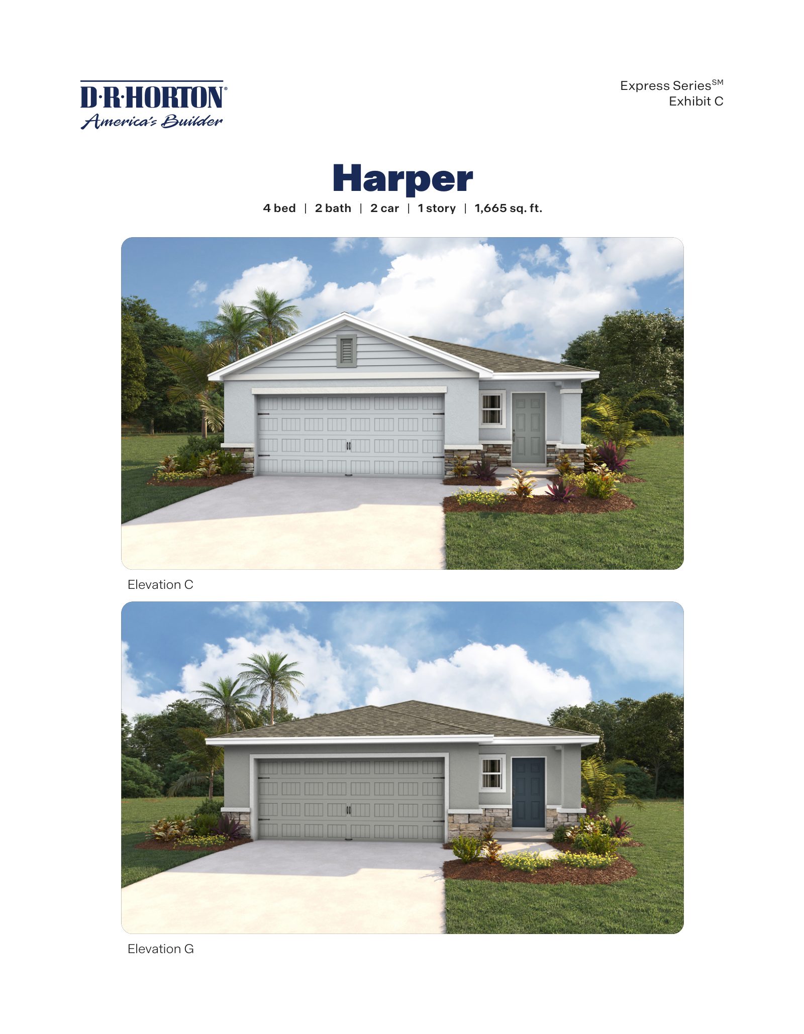 Harper brochure, page 1 of 2