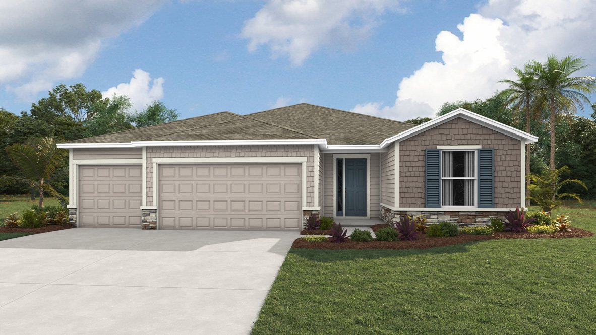 Hawthorne plan — new D.R. Horton home in Buchanan Trails
