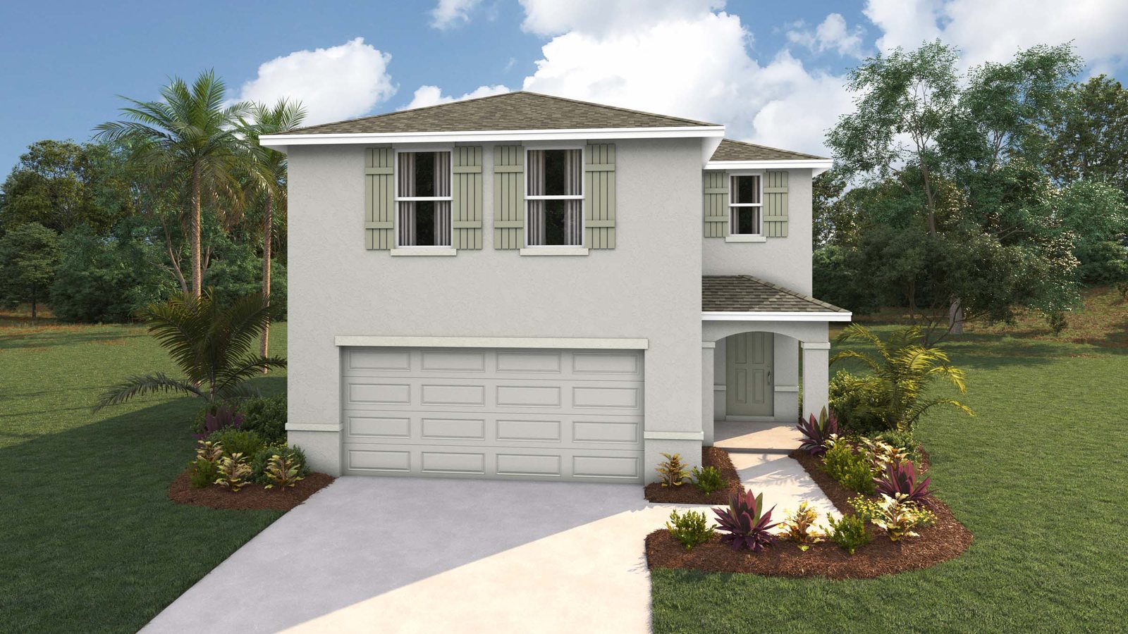 Elston plan — new D.R. Horton home in Ocala Crossings South