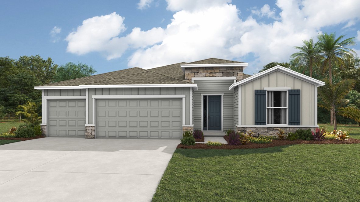 Hawthorne plan — new D.R. Horton home in Buchanan Trails