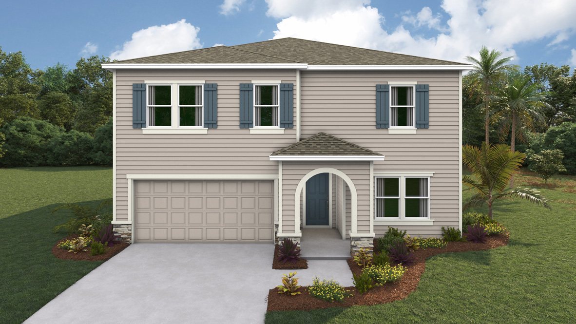 Hemingway plan — new D.R. Horton home in Briarwood