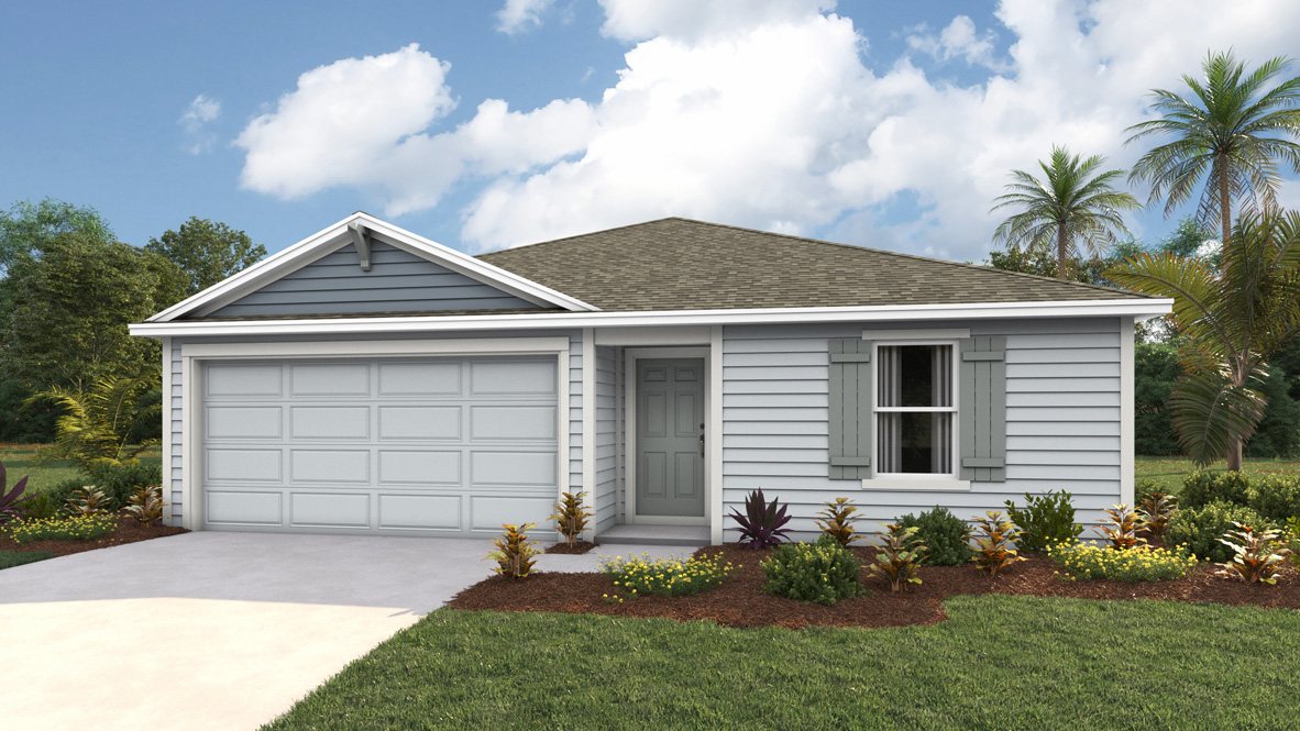 Freeport II plan — new D.R. Horton home in Fletcher Trace