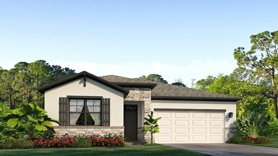 Clifton plan — new D.R. Horton home in Twisted Oaks