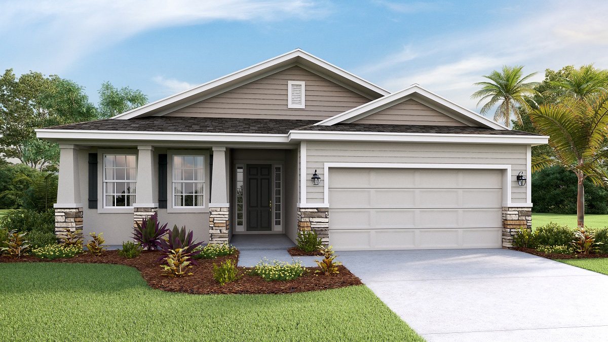 Laurel plan — new D.R. Horton home in Twisted Oaks