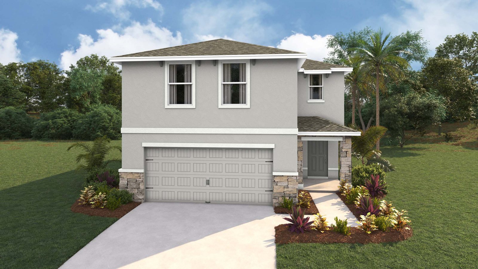 Elston plan — new D.R. Horton home in Tartan Farms
