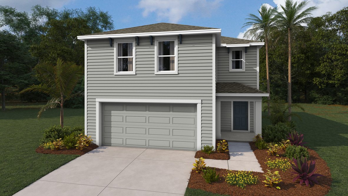 Elston plan — new D.R. Horton home in Avalon Woods
