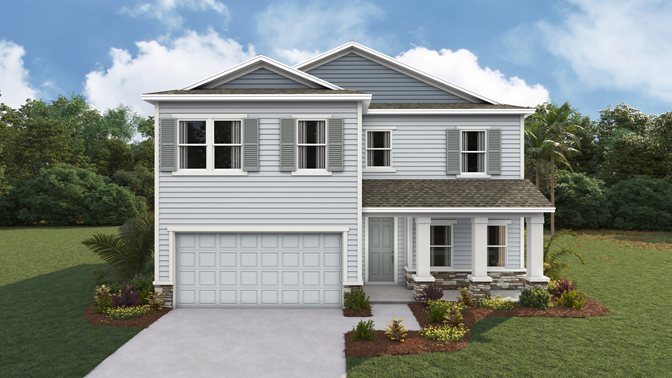 Coral plan — new D.R. Horton home in Buchanan Trails