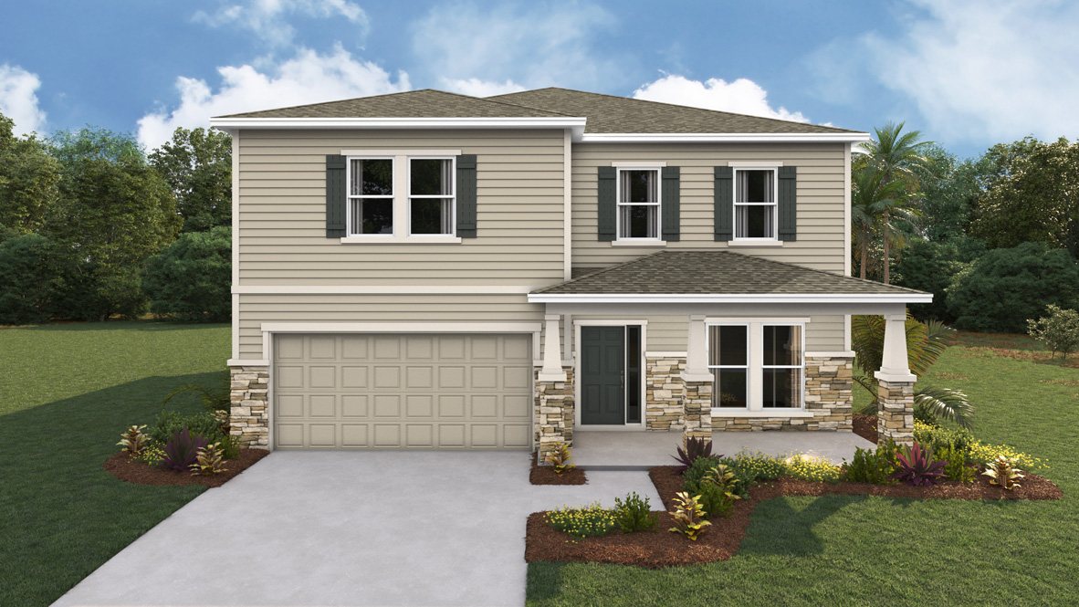 Holden plan — new D.R. Horton home in Briarwood
