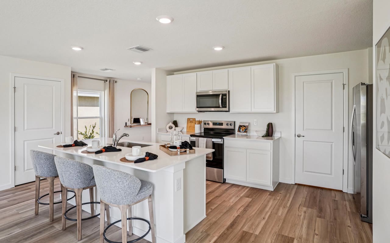 Elston plan interior — new homes