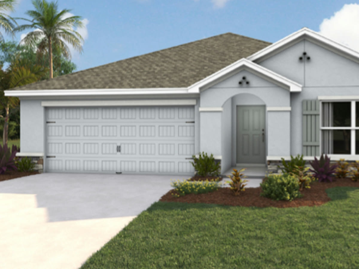 Aria floor plan elevation
