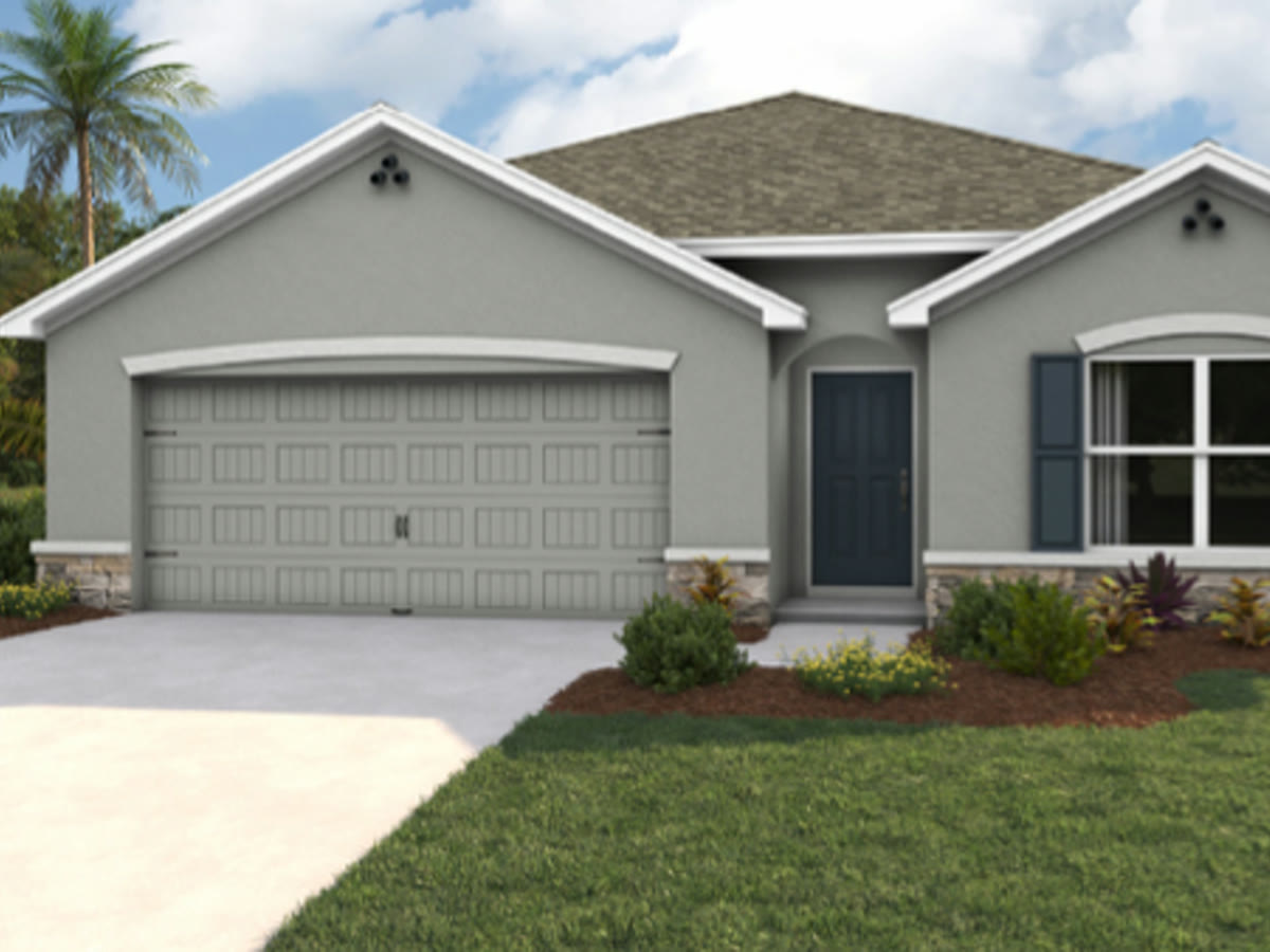 Cali plan exterior — new homes