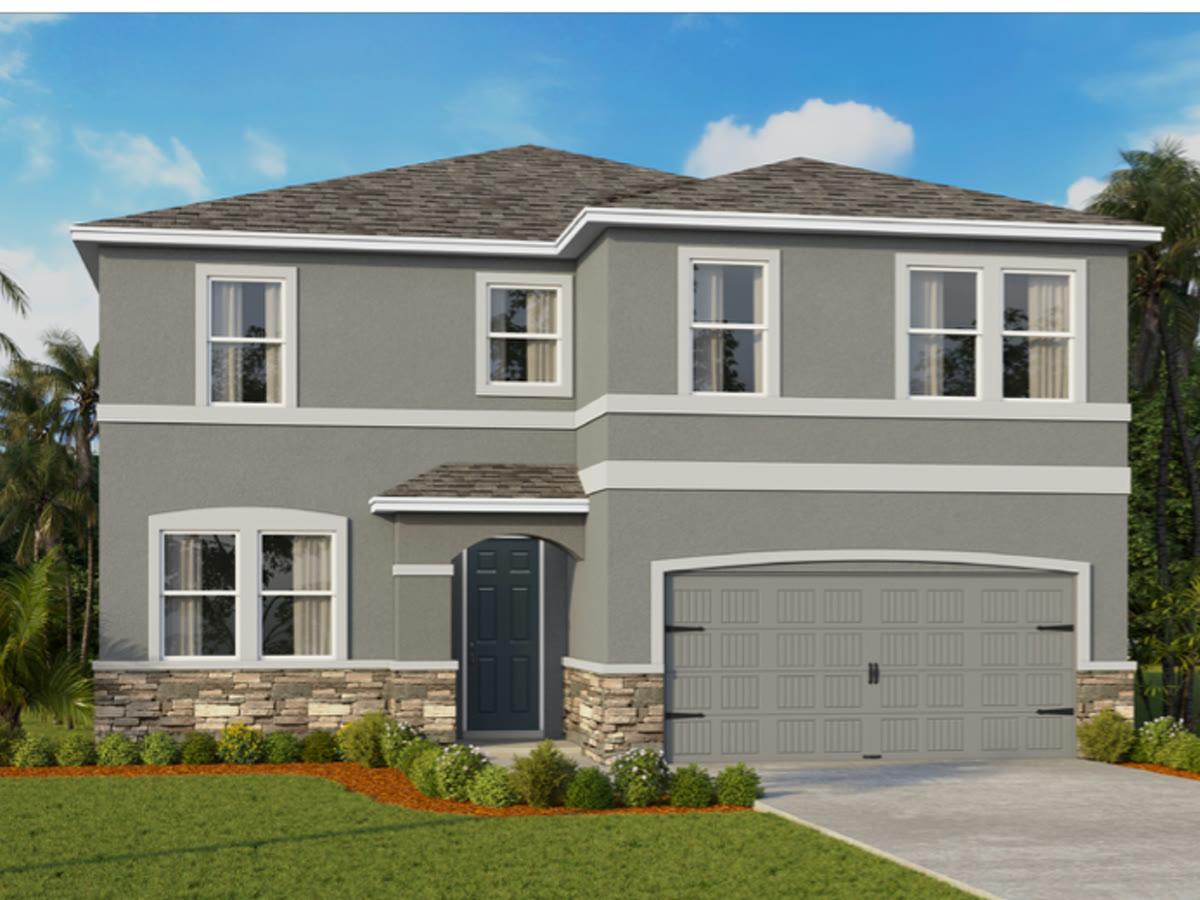 Coral plan — new D.R. Horton home in Oaks Preserve